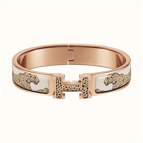 hermes clic h guepards bracelet|fashion accessory Hermes h bracelet.